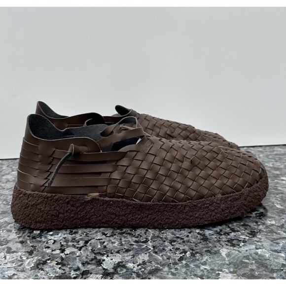 Malibu - Latigo Woven Faux Leather Sandals - Men - Dark brown Men’s Size 10 main image 11
